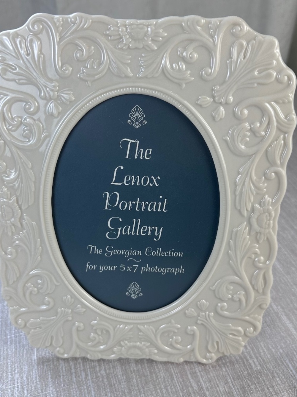 VTG Lenox Portrait Gallery Ivory Porcelain Picture Frame Georgian Collection 5x7